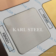 201 acier inoxydable couleur argent n ° 4 Kbn001 feuille